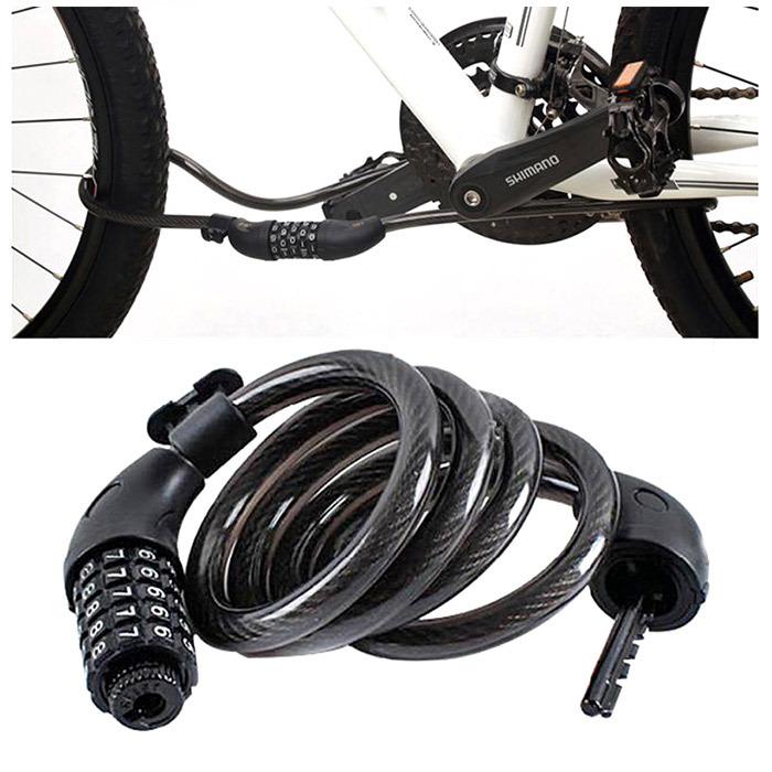 自転車 通販自転車 ワイヤーロック カギ 鍵 ダイヤル かぎ ワイヤー 自転車の鍵 ダイヤル式 5桁 ダイヤルロック ケーブルロック ブラケット付 盗難防止 自転車 |  | 07