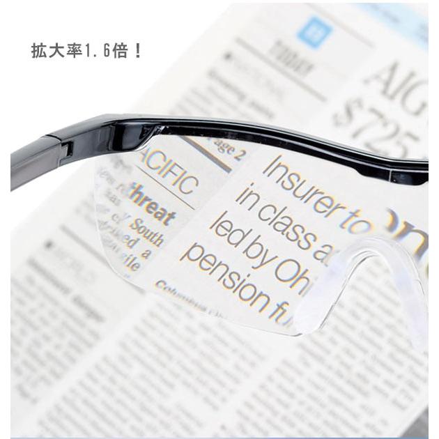 メガネルーペ 拡大鏡 1.6倍 ルーペメガネ 眼鏡 ルーペ めがね メガネ 眼鏡型ルーペ メガネタイプ 虫眼鏡 虫めがね 眼鏡の上から メガネの上から | ブランド登録なし | 06