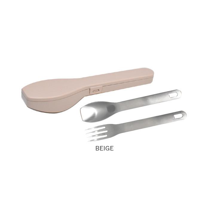 スプーン フォーク セット 通販 2点セット 2点 ケース付き 大人 ランチ