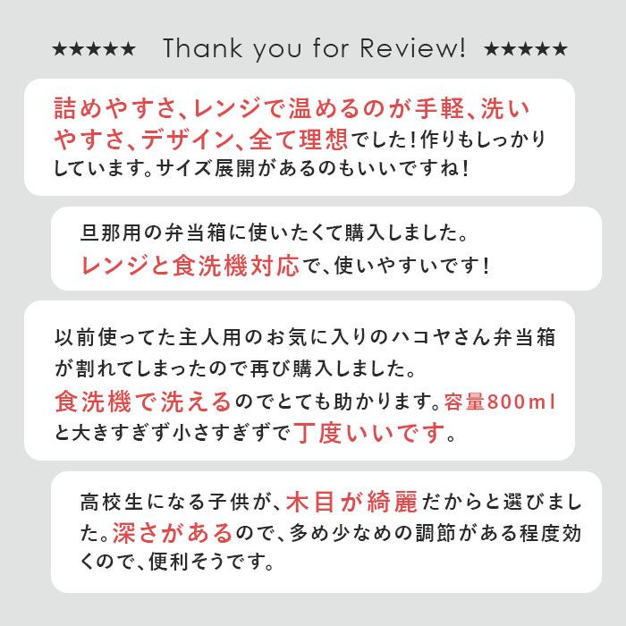 弁当箱 通販弁当箱 1段 レンジ対応 日本製 800 男子 大容量 ランチボックス メンズ おしゃれ 大人 お弁当箱 食洗機対応 シンプル 木目調 一段ランチ M HAKOYA | HAKOYA | 07