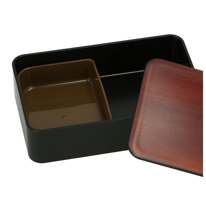 弁当箱 通販弁当箱 1段 レンジ対応 日本製 800 男子 大容量 ランチボックス メンズ おしゃれ 大人 お弁当箱 食洗機対応 シンプル 木目調 一段ランチ M HAKOYA | HAKOYA | 08