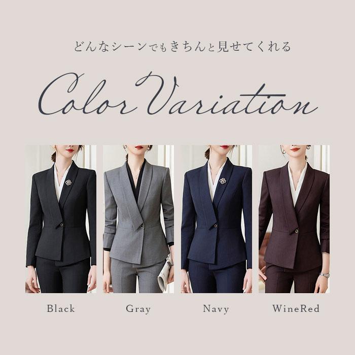 スーツ レディース かっこいい 通販 セットアップスーツ ママスーツ ビジネススーツ おしゃれ 女性 ビジネス 入学式 卒業式 入園式 七五三 パンツ スーツ |  | 02