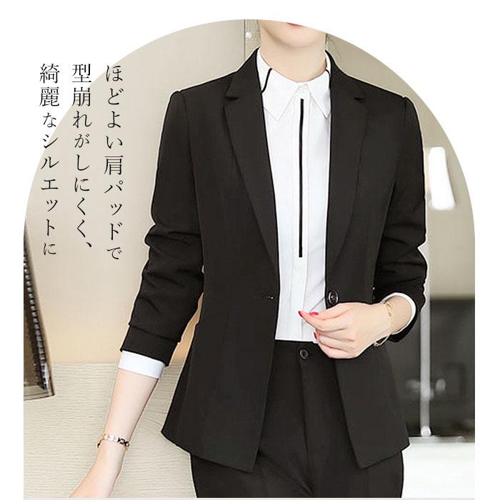 レディース スーツ セット 通販 上下セット ビジネススーツ フォーマルスーツ ジャケット パンツスーツ 礼服 かっこいい 春 夏 秋 冬 セットアップ レディース |  | 04