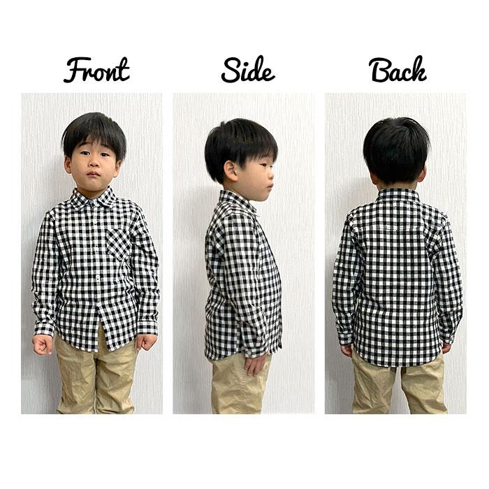 ネルシャツ 通販ネルシャツ キッズ 子供 こども 子ども ジュニア 長袖 長そで チェックシャツ フランネルシャツ 襟付き シャツ 秋 冬 男の子 女の子  ネルシャツ | ブランド登録なし | 09