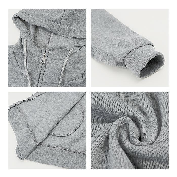 パーカー レディース 通販 トレーナー スウェット スエット ジップアップパーカー フード あたたかい ゆったり 体型カバー ジップアップ ポケット 無地 パーカー |  | 10