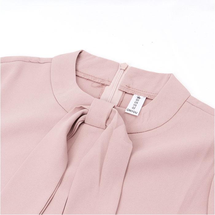 シャツ ブラウス レディース 通販 長袖 オフィス オフィスカジュアル スカーフカラー 長袖トップス ボウタイブラウス 上品 きれいめ おしゃれ かわいい シャツ |  | 07