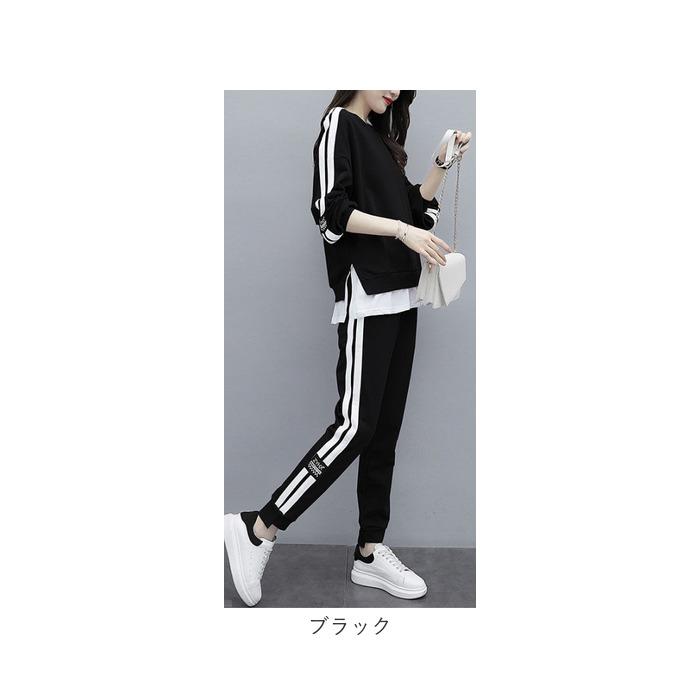 スウェット レディース 通販 セットアップ 上下 スウェットパンツ おしゃれ かわいい スポーツ ジム ウォーキング マラソン 部活 運動 ルームウェア スウェット |  | 12