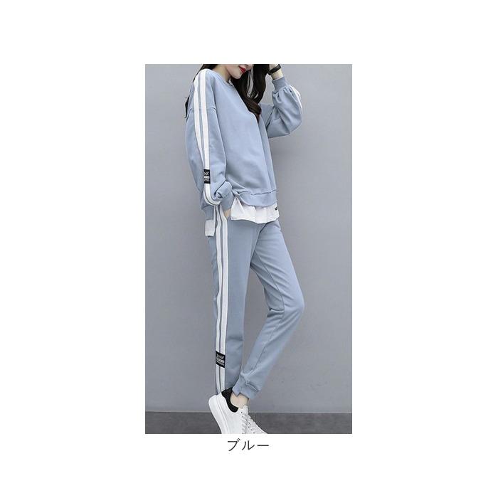 スウェット レディース 通販 セットアップ 上下 スウェットパンツ おしゃれ かわいい スポーツ ジム ウォーキング マラソン 部活 運動 ルームウェア スウェット |  | 13
