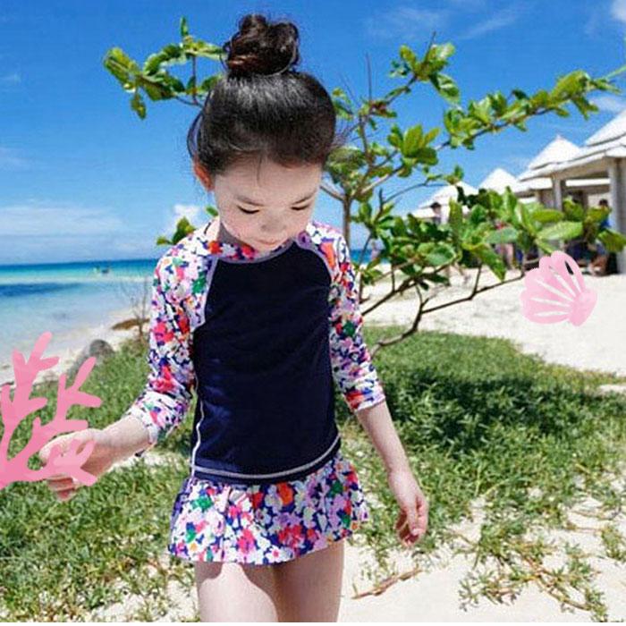 キッズ 水着 女の子 セパレート 通販 上下セット 女 女子 2点セット セット かわいい 可愛い 女児用 スカート ジュニア 保育園 幼稚園 小学生 キッズ水着 キッズ | ブランド登録なし | 05