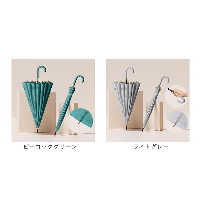 雨傘 レディース 長傘 おしゃれ 通販 傘 かさ カサ ジャンプ傘 24本骨傘 はっ水 撥水 ワンタッチ 大きめ 耐風 丈夫 花柄 フラワー 桜 通勤 通学 雨 梅雨 雨傘 |  | 12