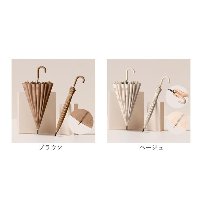 雨傘 レディース 長傘 おしゃれ 通販 傘 かさ カサ ジャンプ傘 24本骨傘 はっ水 撥水 ワンタッチ 大きめ 耐風 丈夫 花柄 フラワー 桜 通勤 通学 雨 梅雨 雨傘 |  | 16