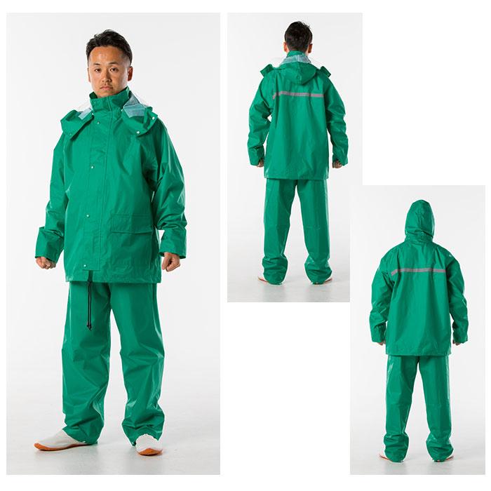 レインウエア 通販レインウエア 上下 メンズ レインスーツ レインウェア アウトドア ゴルフ ワークレイン ブランド コヤナギ M-100 上下セット  レインウエア | ブランド登録なし | 07