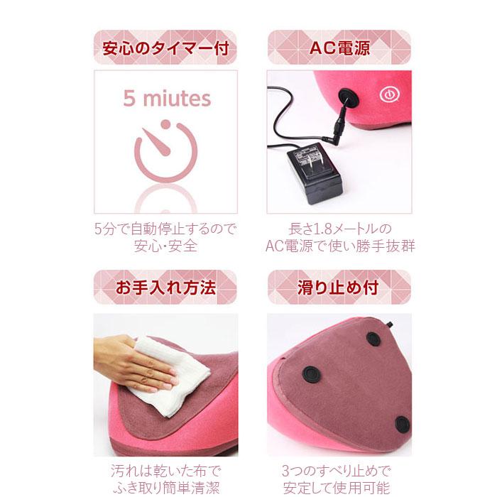 マッサージ器 通販マッサージ器 小型 首ストレッチマッサージャー M1 首こり解消グッズ 枕 マッサージ 牽引 ストレッチ 肩こり ほぐし マッサージ機 温感 電動 | PROIDEA | 10