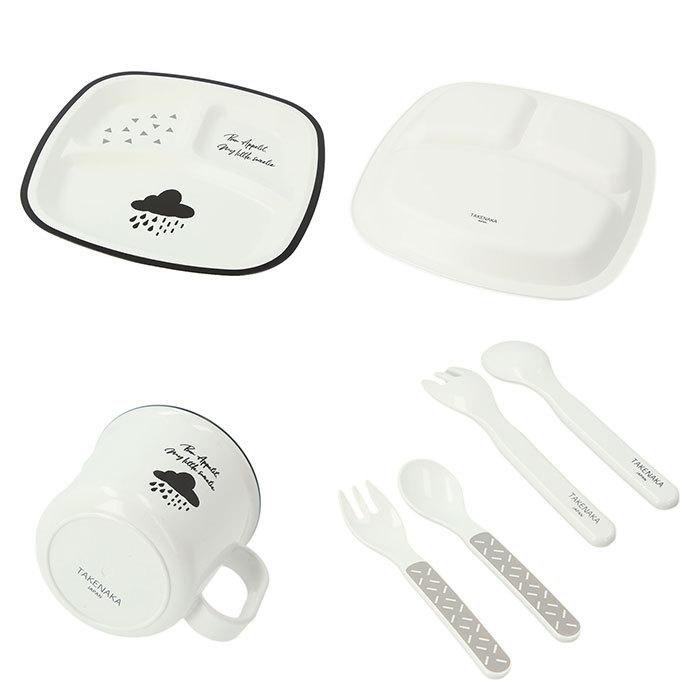 ベビー食器セット 通販 ベビー食器 ギフトセット 子ども用食器 コップ スプーン フォーク ランチプレート 仕切り付プレート プレート お皿 ベビー食器セット | MAMMA | 15