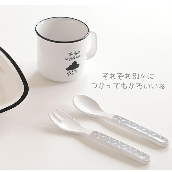 ベビー食器セット 通販 ベビー食器 ギフトセット 子ども用食器 コップ スプーン フォーク ランチプレート 仕切り付プレート プレート お皿 ベビー食器セット | MAMMA | 06