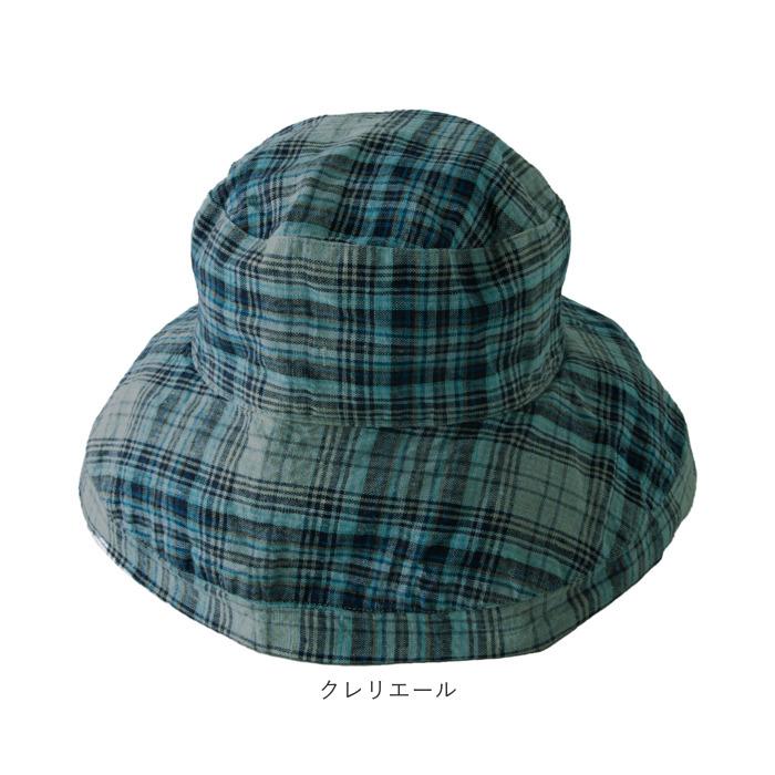 ハット lino 通販lino e lina ハット マノン チェック レディース リーノエリーナ マノン チェック 帽子 北欧雑貨 リトアニア おしゃれ シンプル リネン 麻 秋 | Lino e Lina | 19