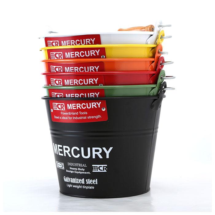 マーキュリー 通販マーキュリー バケツ ブリキバケツ スモール 雑貨 おしゃれ MERCURY 小さめ ブリキ スチール ガーデニング 花壇 植木鉢 鉢植え  マーキュリー | MERCURY | 16