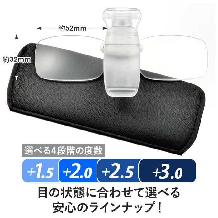 冒険王 老眼鏡 帽子用 通販 帽子用老眼鏡 シニアグラス ネオキャップシニア 眼鏡 めがね メガネ 帽子に装着 帽子につける 帽子対応 クリップオン 冒険王 |  | 13