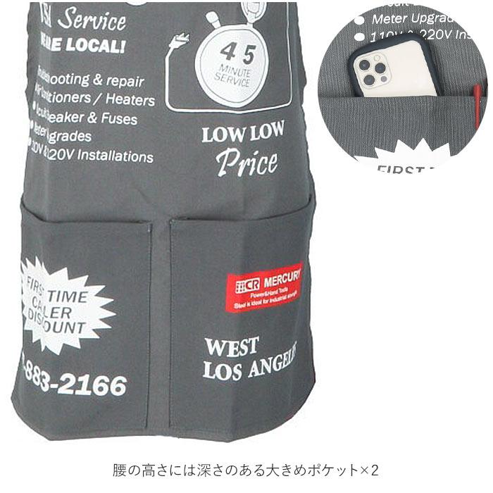 マーキュリー エプロン mercury 通販 雑貨 メンズ レディース ショート丈 ワークエプロン おしゃれ キャンバス 帆布 ユニセックス 前掛け マーキュリー | MERCURY | 24