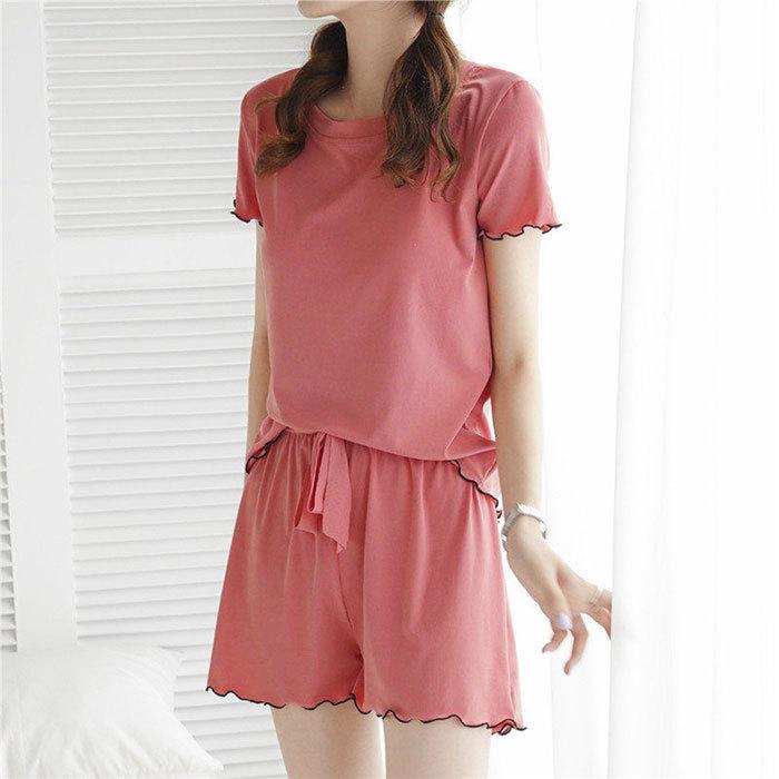 ルームウェア レディース 夏 通販 ショートパンツ 上下セット セットアップ 涼しい パジャマ 半袖 短パン 可愛い 大人 部屋着 夏用 寝巻き ナイトウェア Backyard Family 通販 Paypayモール