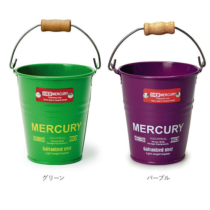 マーキュリー 通販マーキュリー バケツ ブリキバケツ 雑貨 おしゃれ MERCURY ミニバケツ ブリキ スチール ガーデニング 花壇 植木鉢 鉢植え 鉢カバー ペン立て | MERCURY | 24