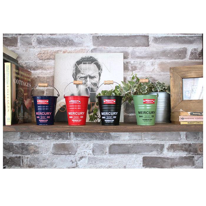 マーキュリー 通販マーキュリー バケツ ブリキバケツ 雑貨 おしゃれ MERCURY ミニバケツ ブリキ スチール ガーデニング 花壇 植木鉢 鉢植え マーキュリー |  | 18