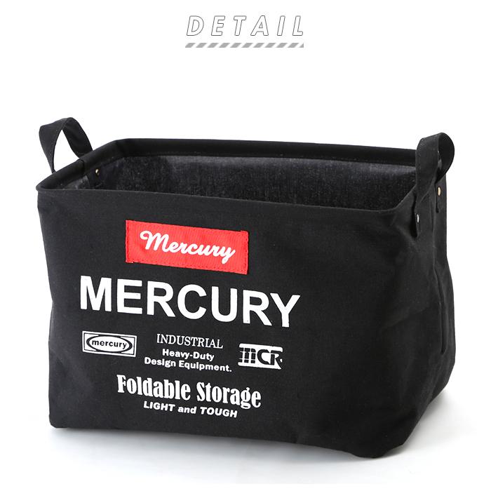 マーキュリー 通販マーキュリー 雑貨 収納ボックス 布 キャンバス おしゃれ キャンバスバケツ 四角 角型 MERCURY レクタングルボックス M リビング マーキュリー | MERCURY | 05