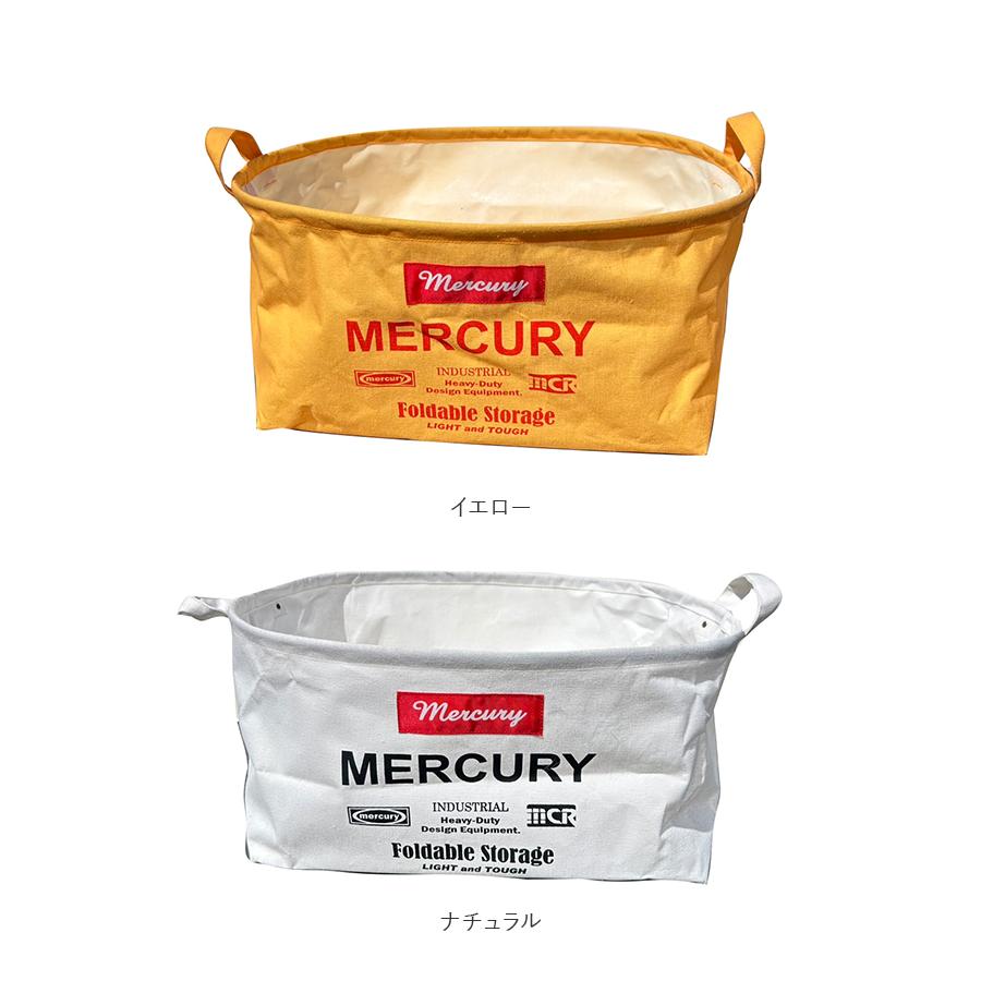 マーキュリー キャンバスバケツ 通販 収納ボックス 布 キャンバス 折りたたみ おしゃれ 雑貨 バケツ MERCURY オーバルバケツ M リビング 収納 マーキュリー | MERCURY | 16