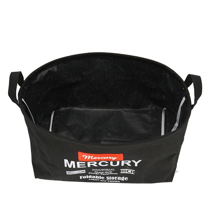 マーキュリー キャンバスバケツ 通販 収納ボックス 布 キャンバス 折りたたみ おしゃれ 雑貨 バケツ MERCURY オーバルバケツ M リビング 収納 マーキュリー | MERCURY | 07