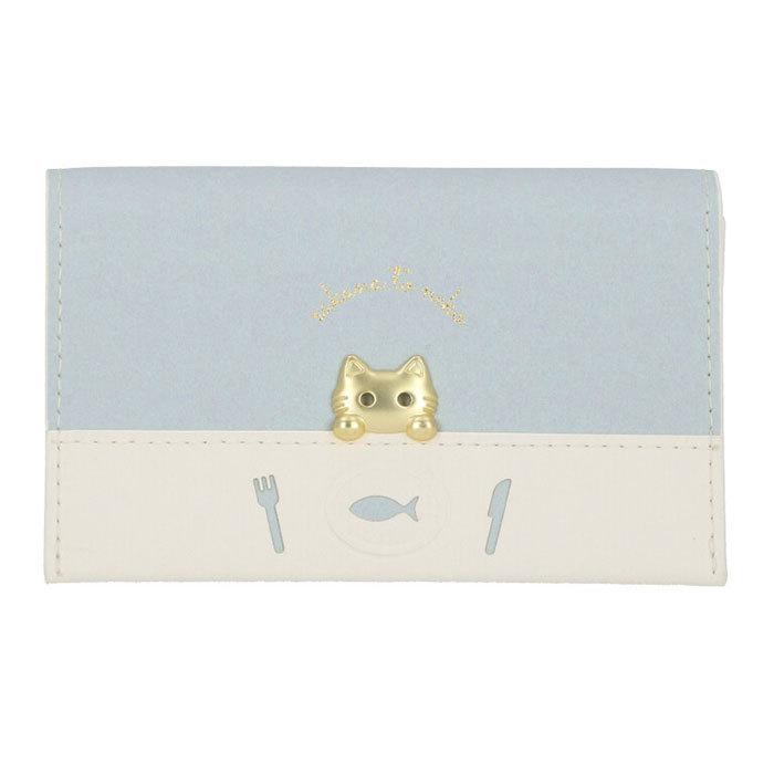 名刺入れ レディース 通販 ねこ 猫 ネコ カードケース スリム