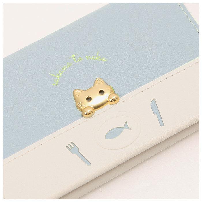 名刺入れ レディース 通販 ねこ 猫 ネコ カードケース スリム 薄型 レディース 花柄 名刺ケース カードホルダー カード入れ ICカード 大人可愛い 魚 名刺入れ |  | 07