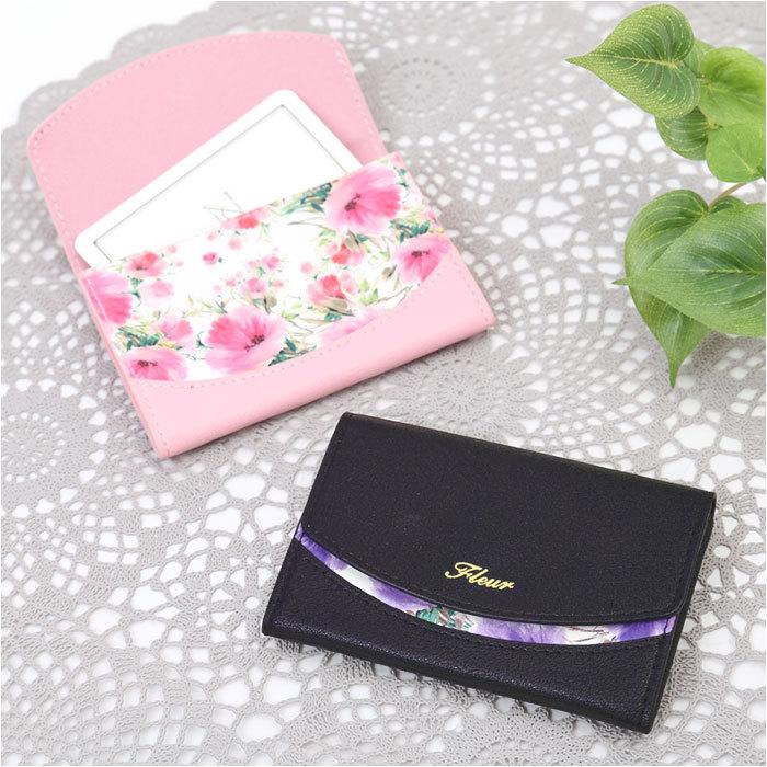 名刺入れ ブランド レディース 通販 カードケース スリム 薄型 花柄 名刺ケース カードホルダー カード入れ ICカード 大人可愛い Fleur フルール 名刺入れ | Fleur