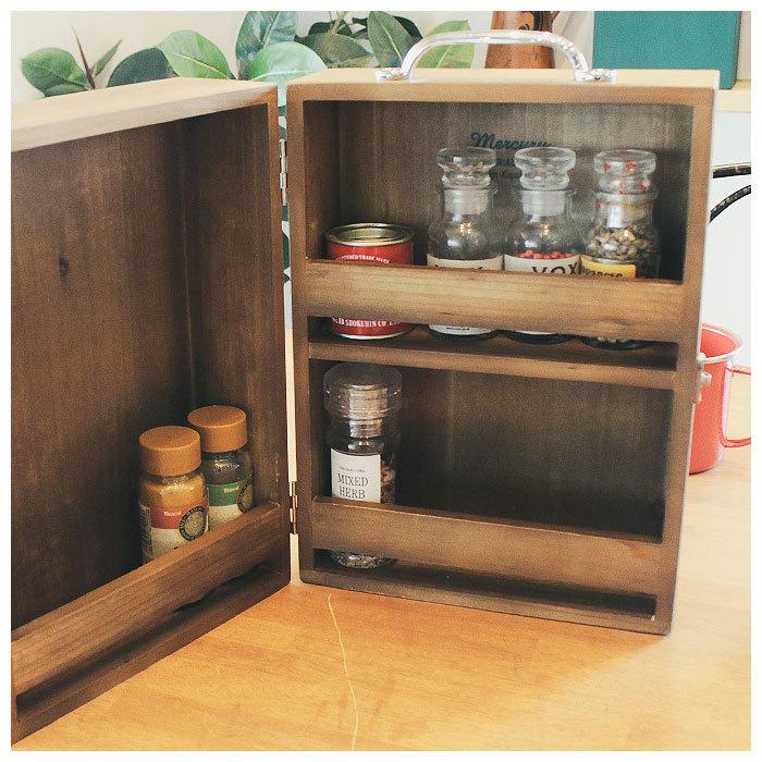 3年保証 スパイスボックス キャンプ 通販 調味料 収納 スパイスラック 木製 マーキュリー 雑貨 Mercury 調味料ラック おしゃれ スリム ウッドスパイスボックス Riosmauricio Com