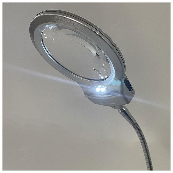 ライト付き スタンドルーペ 通販 拡大鏡 ルーペ スタンド LED ledライト付 卓上 虫眼鏡 虫メガネ 虫めがね スタンドタイプ 読書 新聞 裁縫 趣味 ライト付き |  | 11