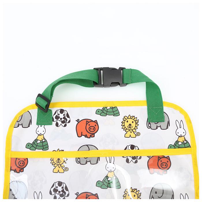 車 子供 汚れ防止 キックガード 通販 収納 ポケット シートバックポケット おさるのジョージ キャラクター ミッフィー miffy × Nicott 車 |  | 06