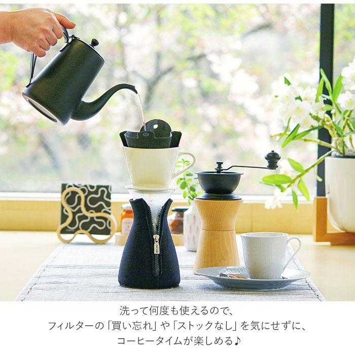 コーヒーフィルター 通販 珈琲 ドリップ ドリッパー コーヒー豆 キッチン コーヒーペーパー エコ 1000回洗える コーヒーメーカー リユース コーヒーフィルター |  | 06