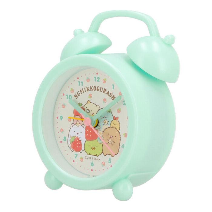 目覚まし時計 子供 通販 女の子 男の子 すみっコぐらし キャラクター アナログ 目覚まし 時計 かわいい 可愛い 小さめ コンパクト たぴおかパーク 目覚まし時計 |  | 04
