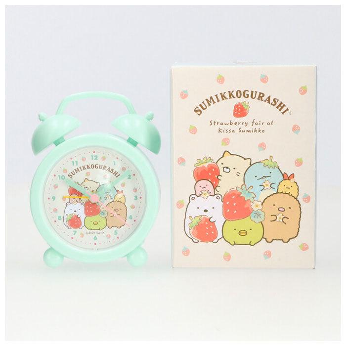 目覚まし時計 子供 通販 女の子 男の子 すみっコぐらし キャラクター アナログ 目覚まし 時計 かわいい 可愛い 小さめ コンパクト たぴおかパーク 目覚まし時計 |  | 09