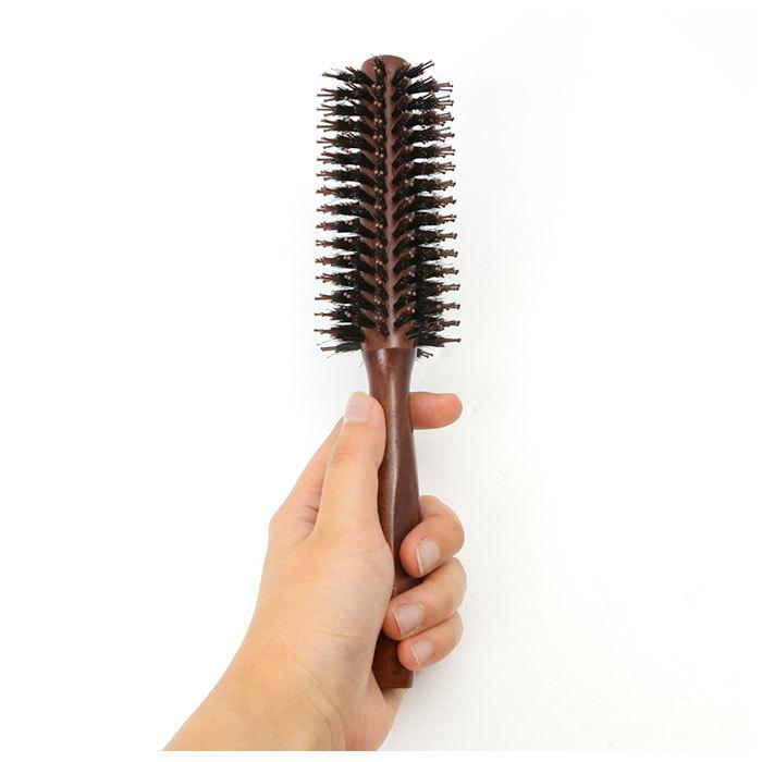 ヘアブラシ 通販ヘアブラシ 豚毛 ロールブラシ カールブラシ ブラシ ブロー ストレート カール くし 櫛 耐熱仕様 レディース メンズ 美容師 業務用  ヘアブラシ |  | 06