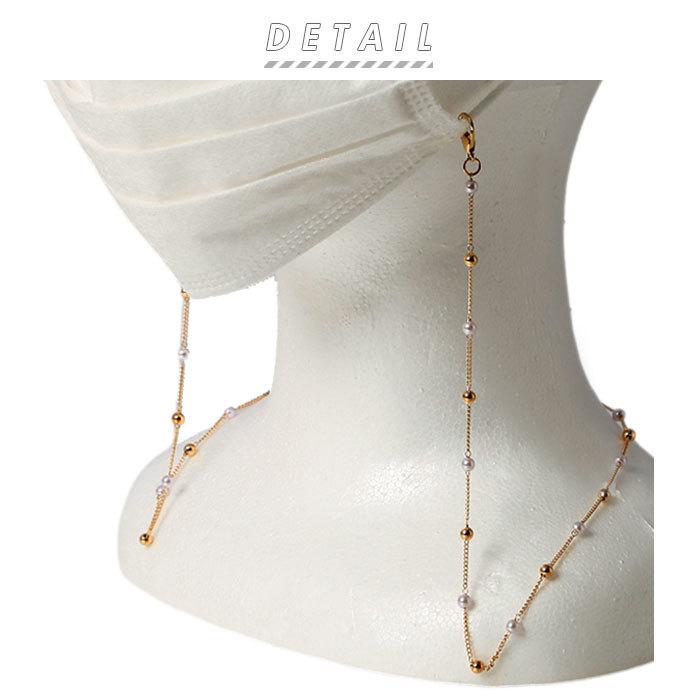 マスクストラップ 通販マスクストラップ おしゃれ マスクホルダー 首掛け マスクチェーン メガネストラップ 眼鏡ストラップ ビーズ マスク マスクストラップ |  | 01