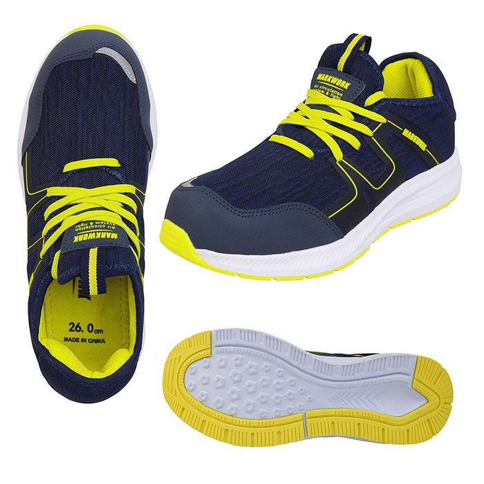 安全靴 スリッポン 通販 メンズ 作業靴 MK5130 紐なし ワークシューズ 安全スニーカー セーフティシューズ 樹脂先芯 軽量 通気性 クッション性 安全靴 |  | 15