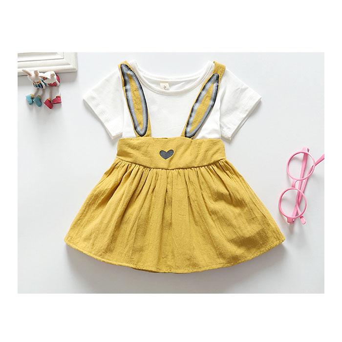 ベビー服 通販ベビー服 女の子 春夏 おしゃれ かわいい 子供服 ワンピース 長袖 半袖 キッズ ベビー 子ども服 70 80 90 100 うさみみ フレアワンピース ベビー服 | BACKYARD FAMILY | 14