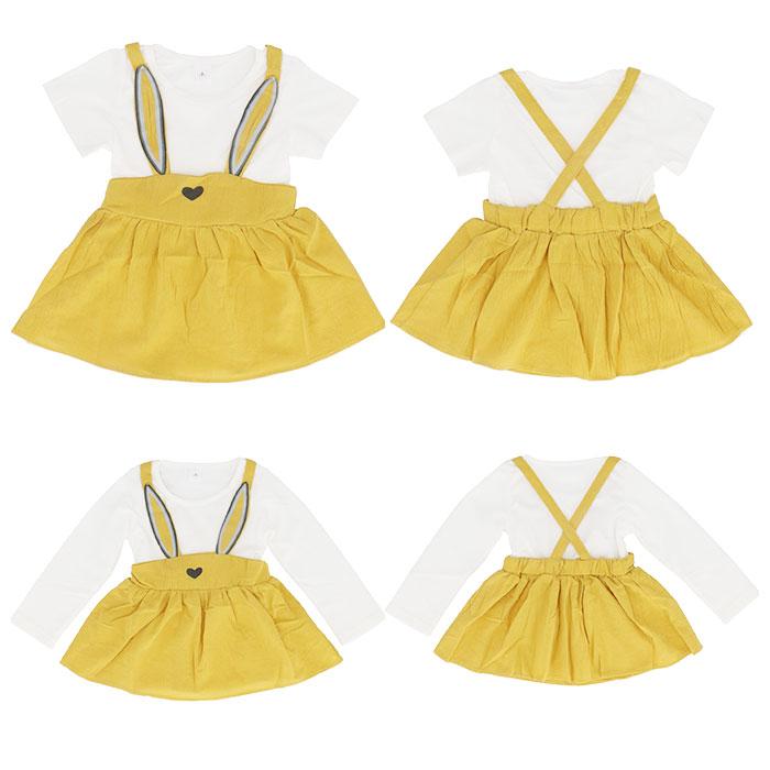 ベビー服 通販ベビー服 女の子 春夏 おしゃれ かわいい 子供服 ワンピース 長袖 半袖 キッズ ベビー 子ども服 70 80 90 100 うさみみ フレアワンピース ベビー服 | BACKYARD FAMILY | 12