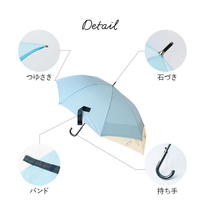 傘 レディース ジャンプ 通販 バックスライド 長傘 ジャンプ傘 雨傘 かさ 60cm 8本骨 グラスファイバー ワンタッチ 婦人傘 大きい リュック ミクニ 三国 傘 | MKN | 18