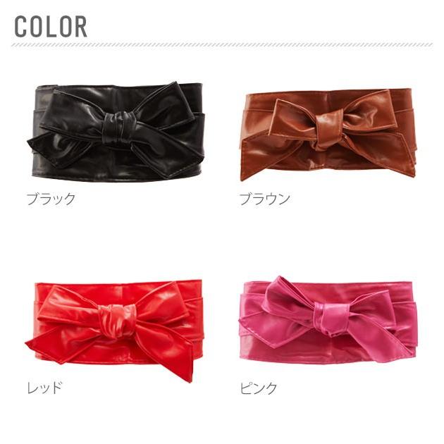 サッシュベルト ウェディング リボン ドレス レディース 太ベルト レザー調 フリーサイズ フォーマル 太め おしゃれ かわいい 合皮 リボンベルト |  | 10