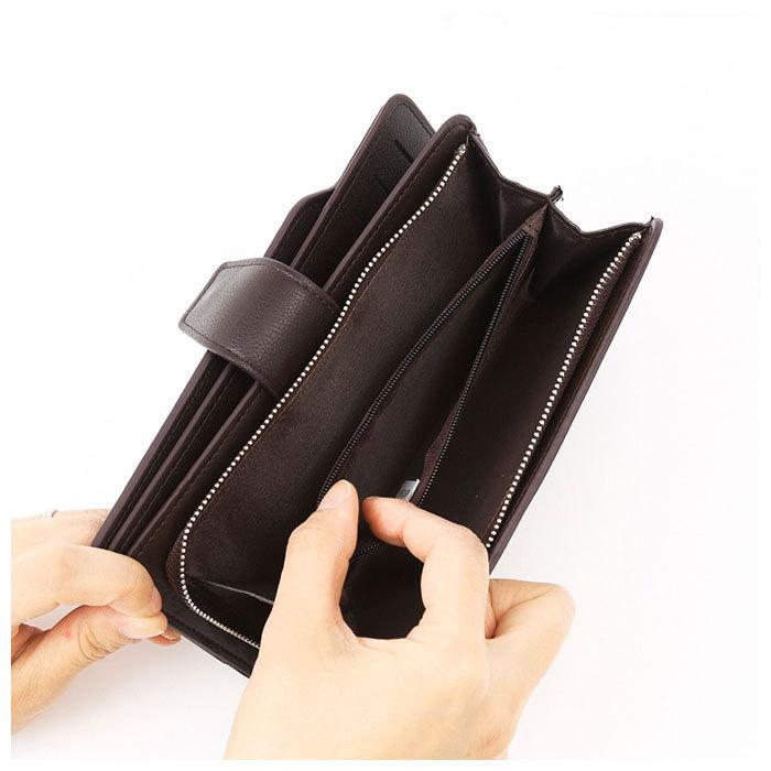 財布 メンズ 長財布 通販 ロングウォレット ファスナー お財布 PU レザー フェイクレザー 大容量 小銭入れ カードケース お札入れ サイフ さいふ 無地 財布 |  | 06