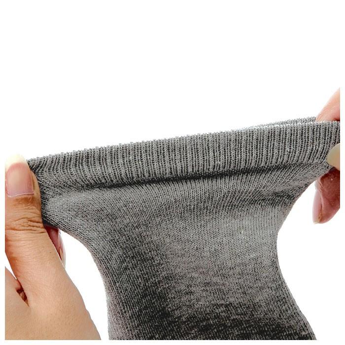 ニーハイソックス レディース 通販 黒 ブラック グレー 女の子 オーバーニーソックス おしゃれ ソックス 抗菌 防臭 綿混 リブ編み 無地 ニーハイソックス | ブランド登録なし | 13