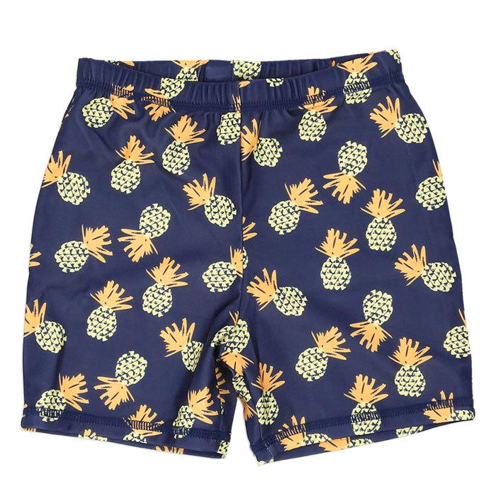 キッズ 水着 男の子 通販 3点セット 上下 ラッシュガード パンツ 短パン ハーフパンツ ショートパンツ 膝上丈 帽子 スイムキャップ 長袖 子供 ジュニア キッズ | ブランド登録なし | 12