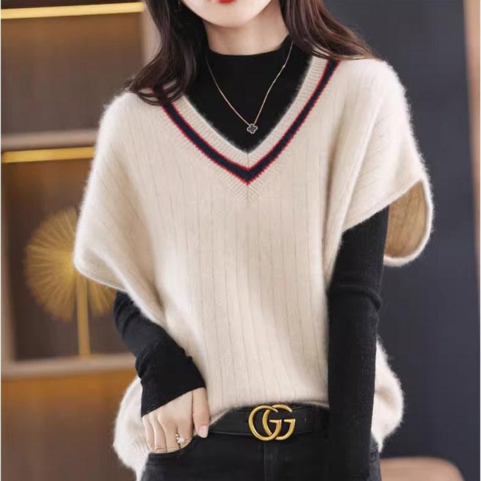 ニット ベスト Vネック レディース 通販 ニットベスト Vネックニットベスト チョッキ ジレ ウェストコート ノースリーブ 重ね着 レイヤード 秋冬 春秋 ニット |  | 11