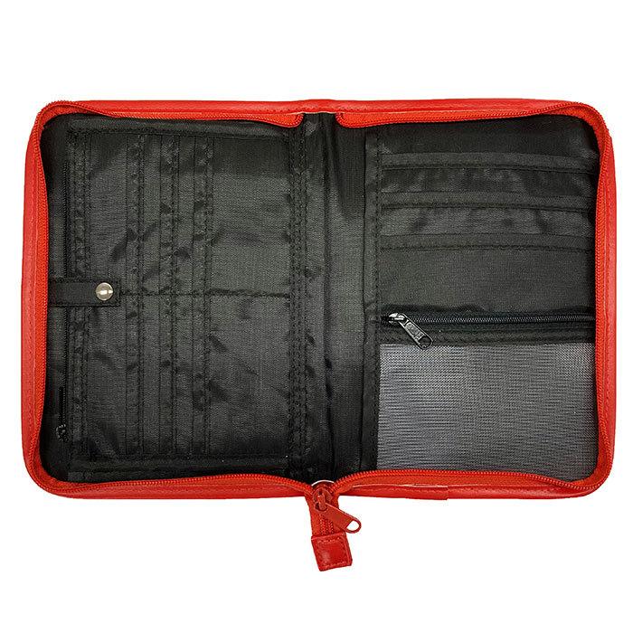 母子手帳ケース 通販母子手帳ケース ジャバラ おしゃれ マルチケース ファスナー 母子手帳 ケース 大容量 かわいい シンプル 片面ジャバラ 抗菌 母子手帳ケース |  | 04